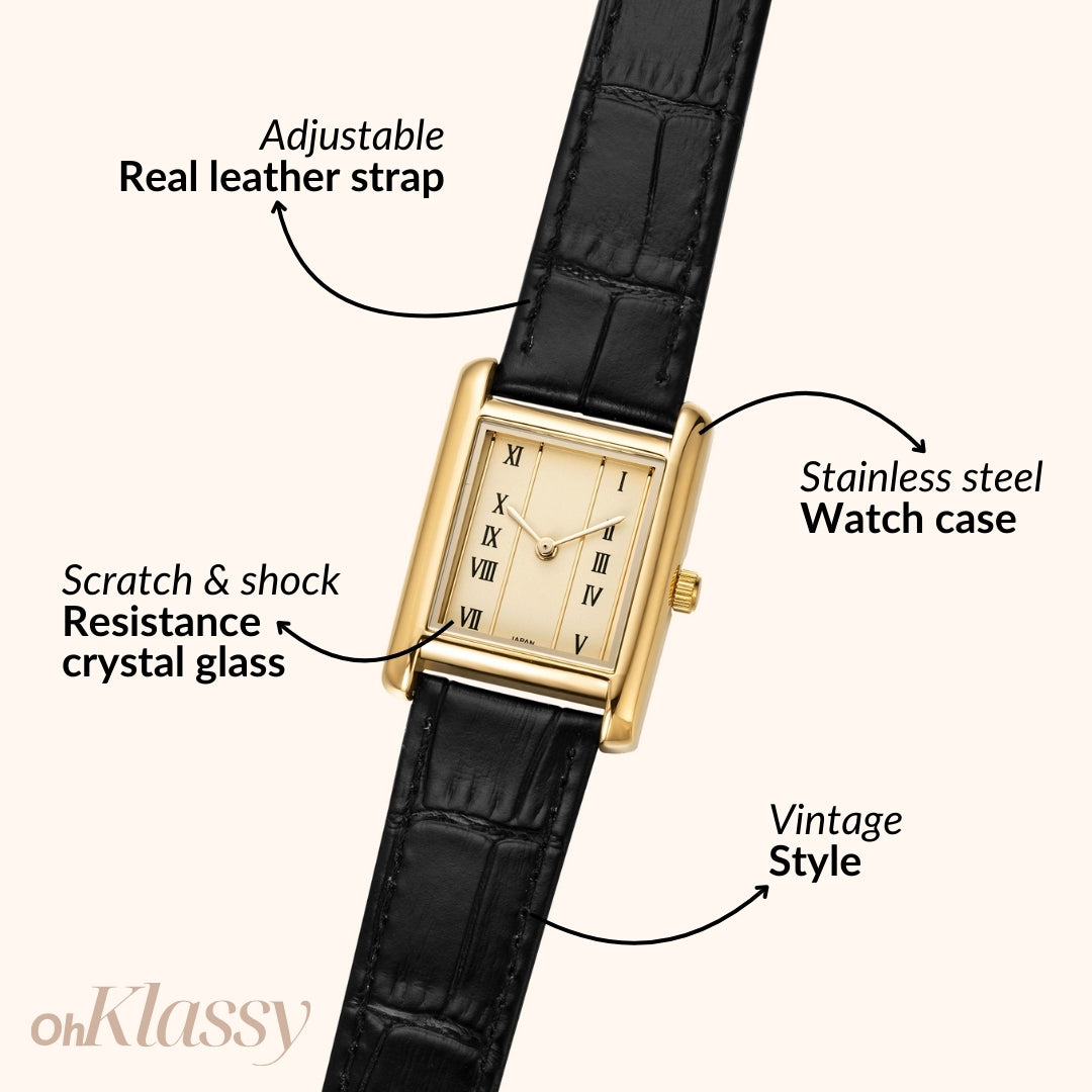 Solene | Leather Gold
