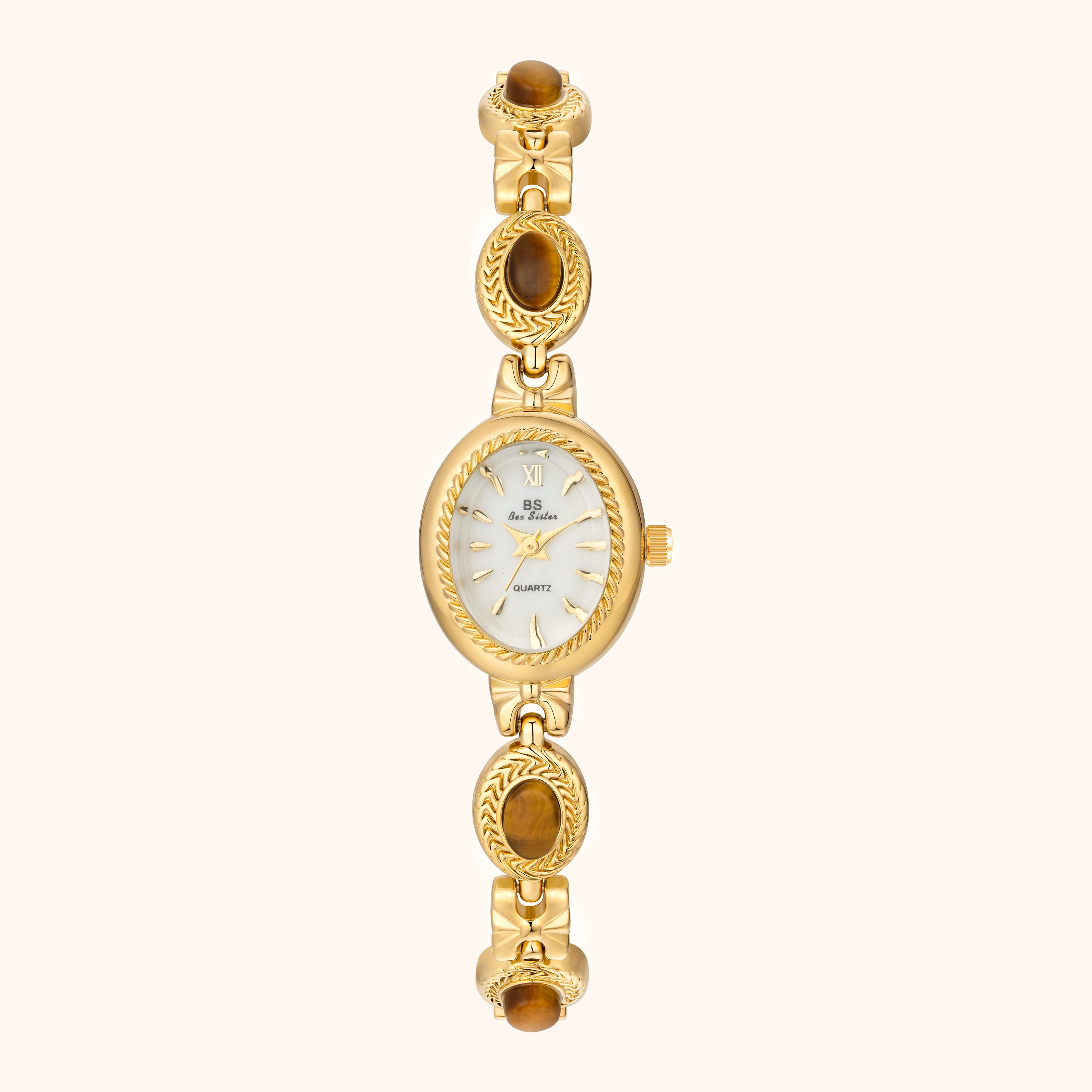 Eloise | Gold Weiß