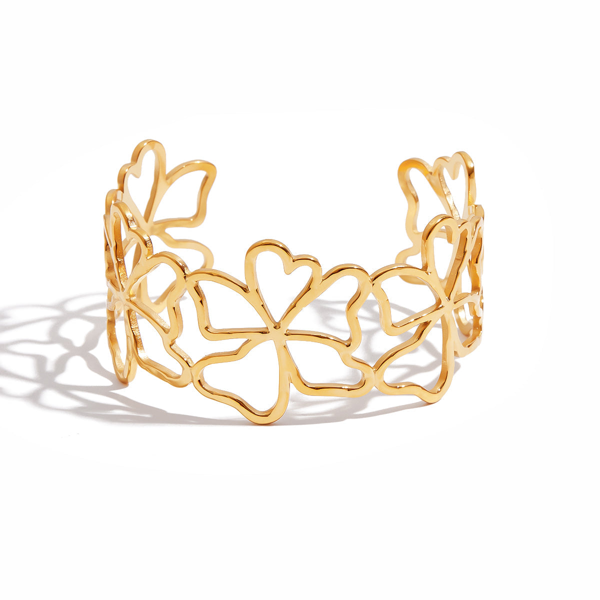 Amoura Bloom Cuff | 18K Gold-Plated