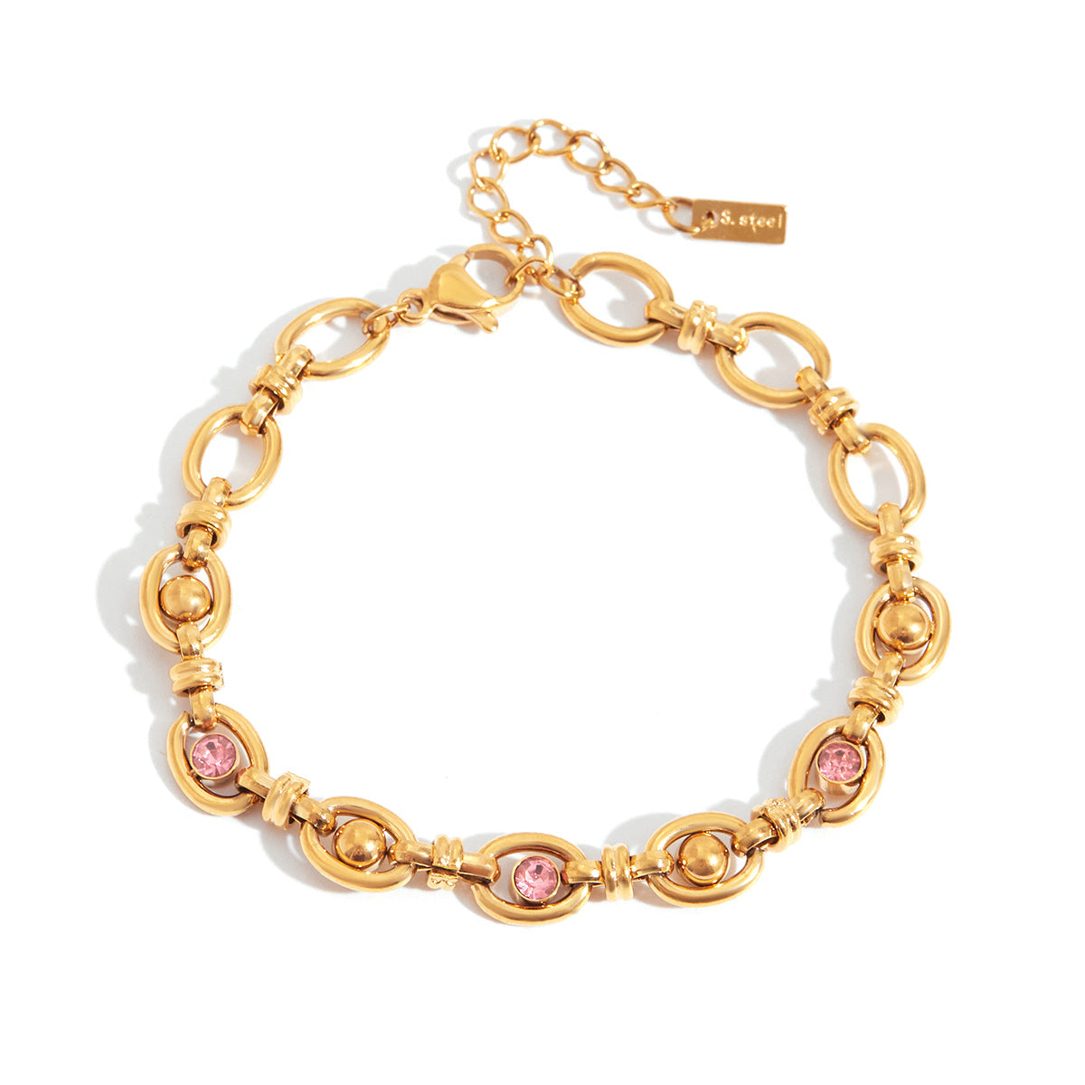Elysse Link Bracelet | 18K Gold-Plated