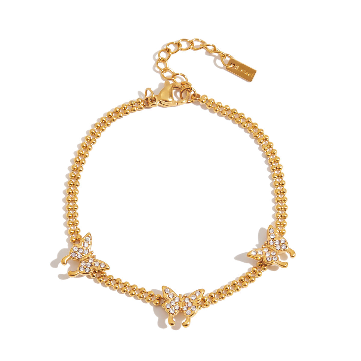 Maribelle Butterfly Bracelet | 18K Gold-Plated