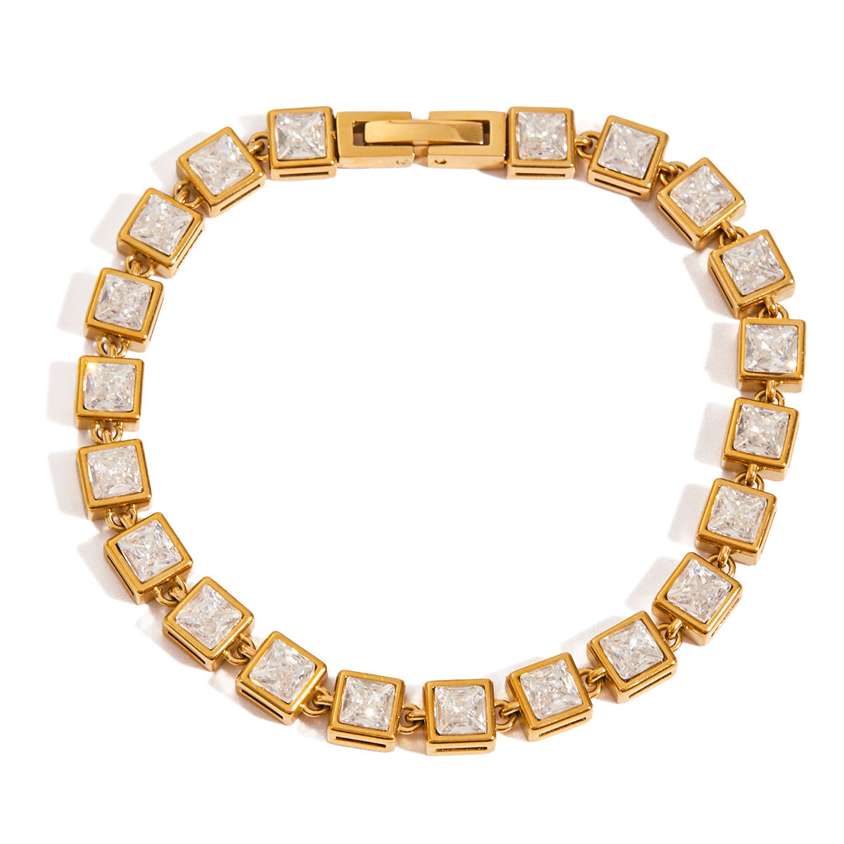 Tessara Link Bracelet | 18K Gold-Plated