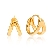 Karina Huggie Earrings | 18K Gold-Plated