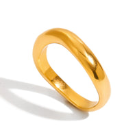 Bague Yvonne Wave | Plaquée or 18 carats - 6