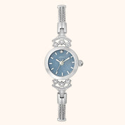 OhKlassy Anastasia Silver women's vintage-inspired watch, front view