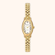 OhKlassy Beatrice Gold women's vintage-inspired watch, front view