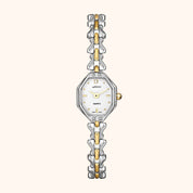 OhKlassy Celeste Two-Tone women's vintage-inspired watch, front view