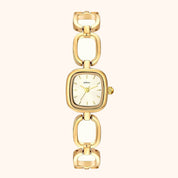 OhKlassy Colette Gold women's vintage-inspired watch, front view