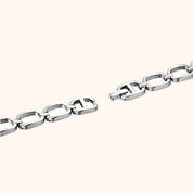 OhKlassy Colette Silver women's vintage-inspired watch, bracelet and clasp detail