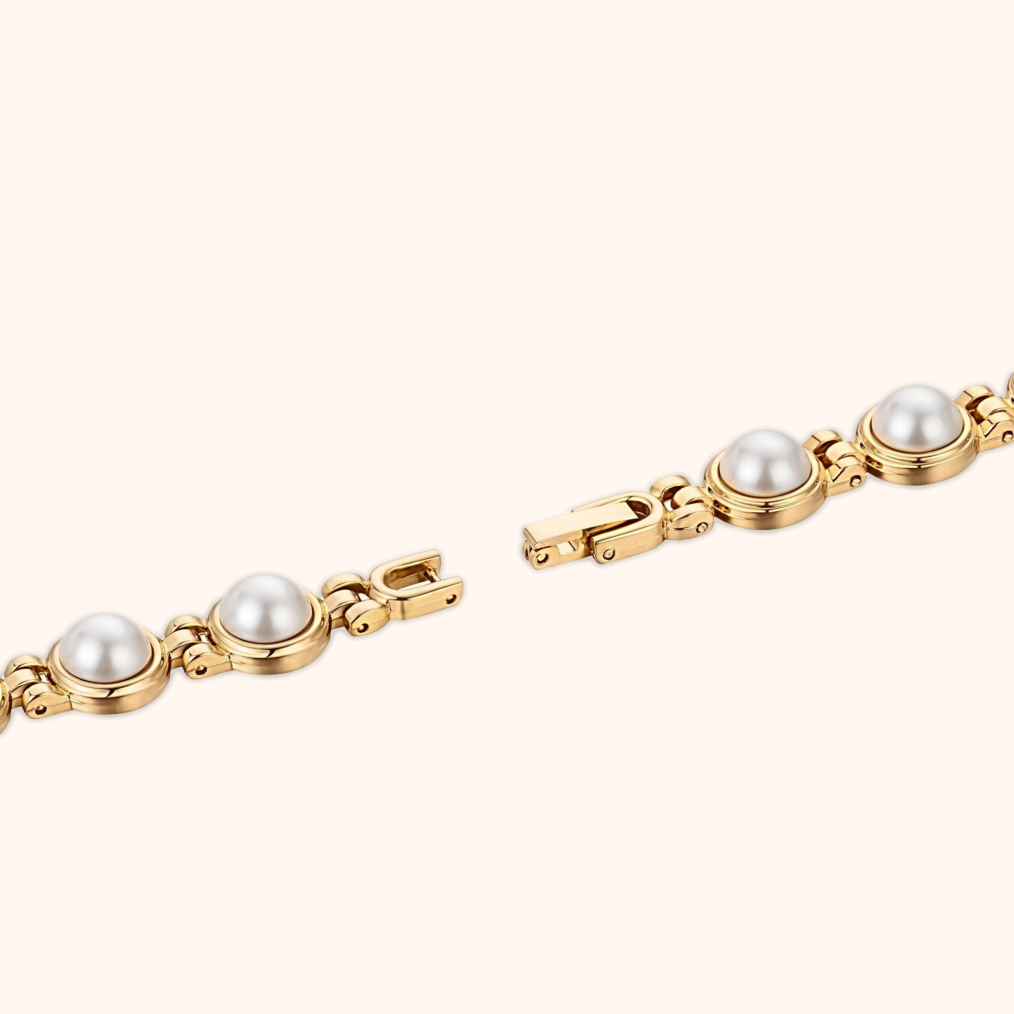 OhKlassy Dahlia – Vintage-inspirierte Damenuhr in Weißgold, Details zu Armband und Verschluss