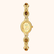 OhKlassy Eloise Gold women's vintage-inspired watch, front view