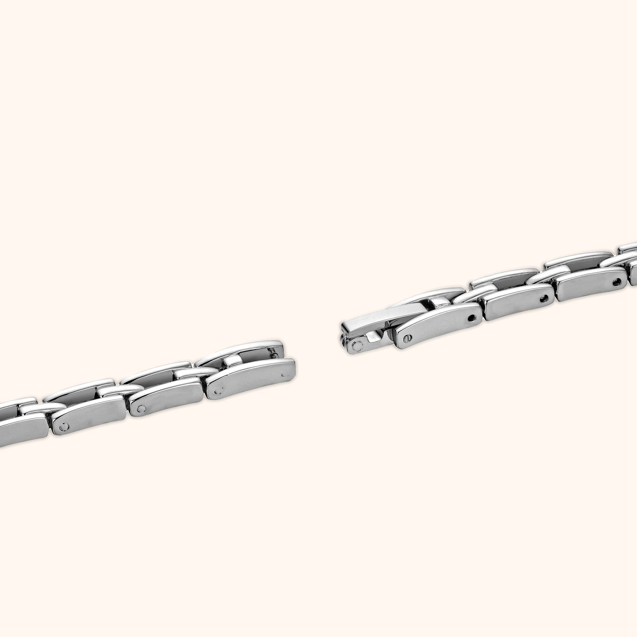 OhKlassy Emma Silver – Damenuhr im Vintage-Stil, Details zu Armband und Verschluss