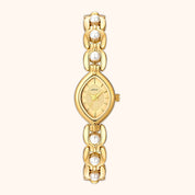 OhKlassy Isara Gold – Vintage-inspirierte Damenuhr, Vorderansicht