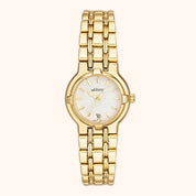 OhKlassy Maria Gold women's vintage-inspired watch, front view
