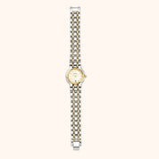 OhKlassy Maria Two Tone women's vintage-inspired watch, full length view