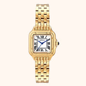 OhKlassy Victoria Gold women's vintage-inspired watch, front view