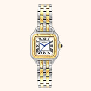 OhKlassy Victoria Two Tone women's vintage-inspired watch, front view