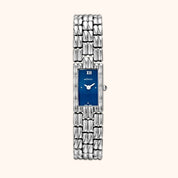 OhKlassy Yasmina Silver women's vintage-inspired watch, front view