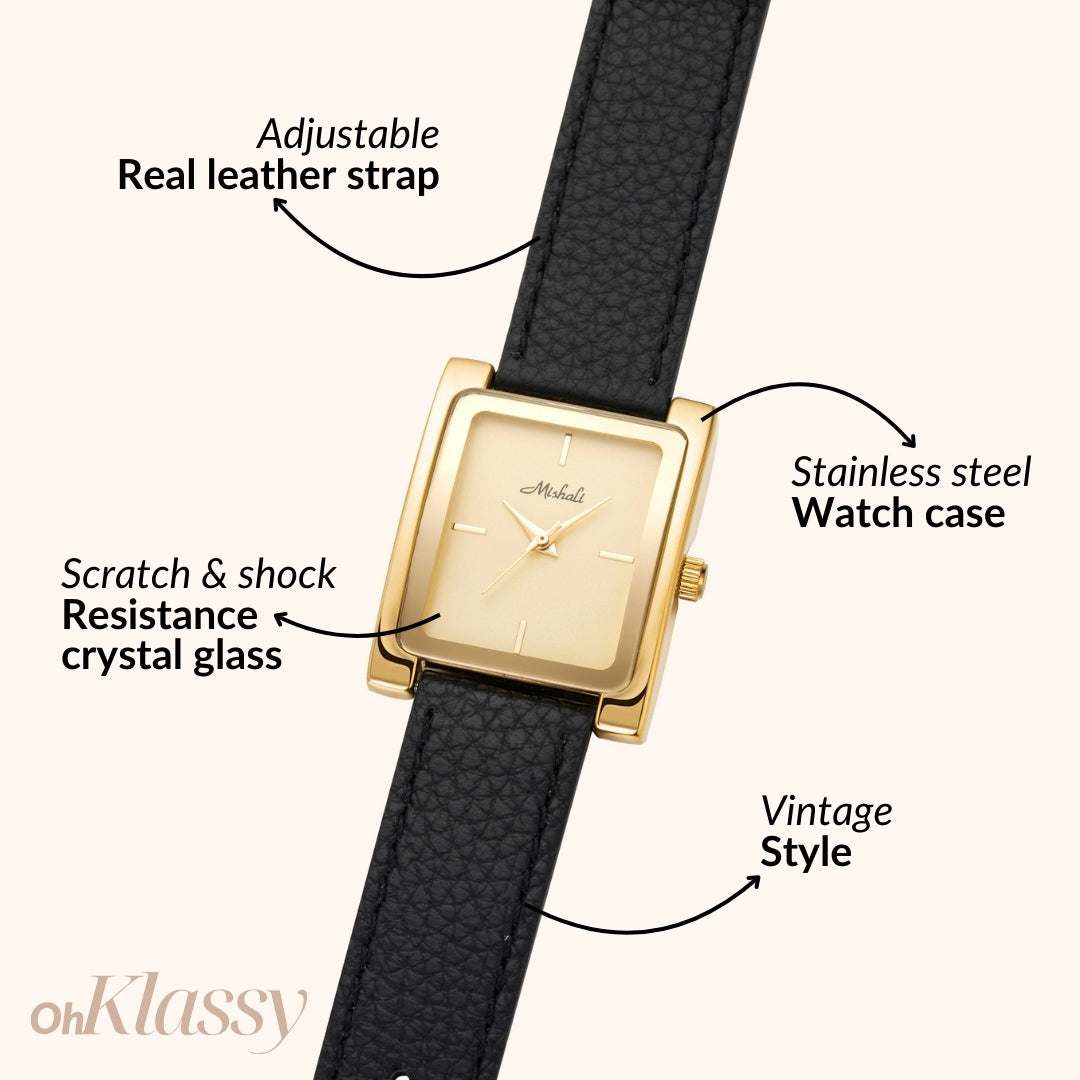 Elena | Leder Gold