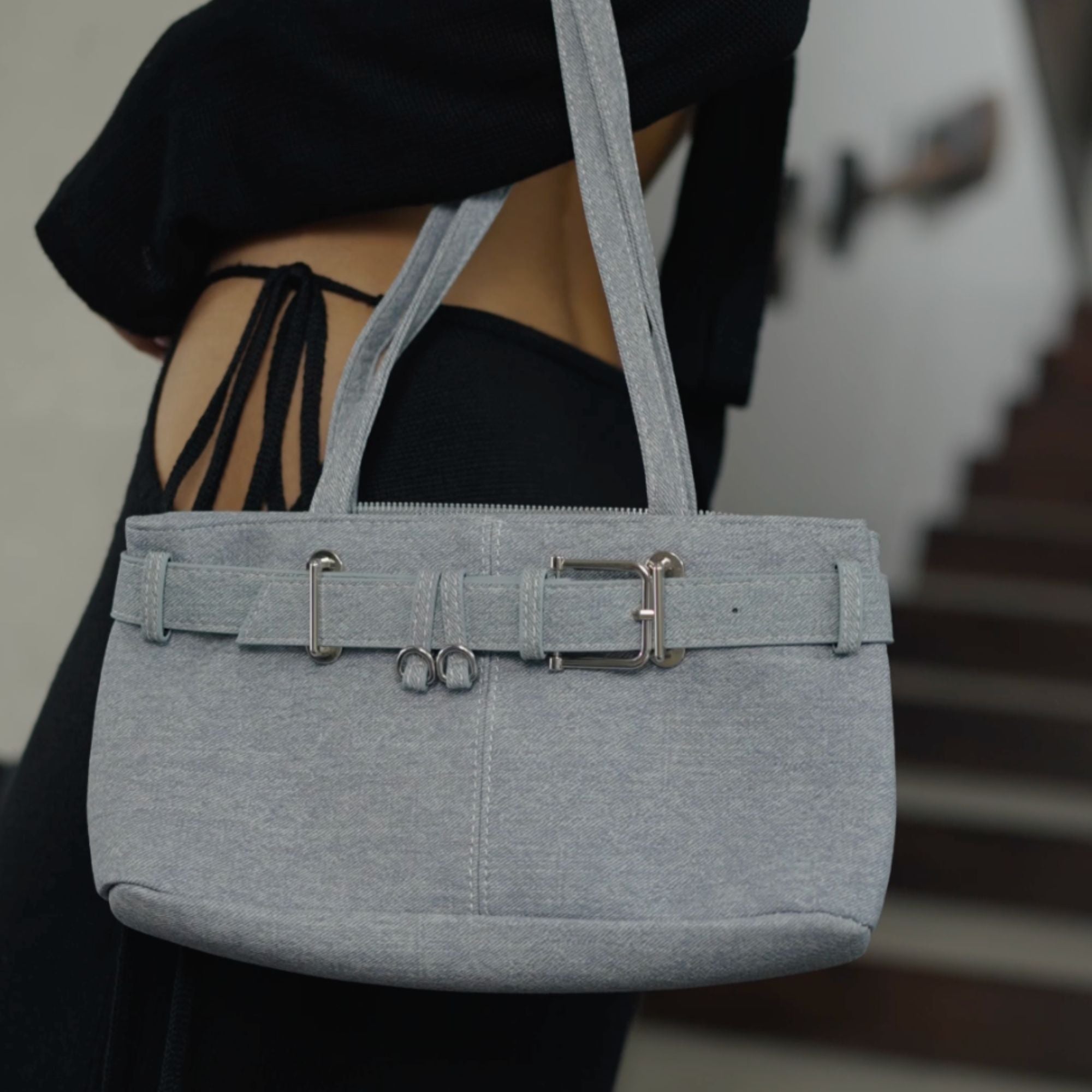 Noemie Denim Tasche Light