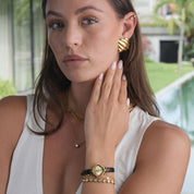 Vespera | Leder Gold