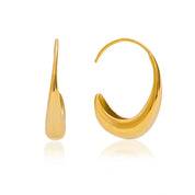 Simone Teardrop-Reifen | 18K vergoldet