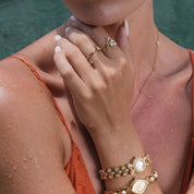 Zelina Stapel-Ringe | 18K vergoldet