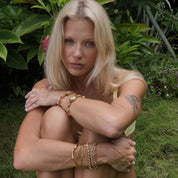 Adelia Flow Manschette | 18K vergoldet