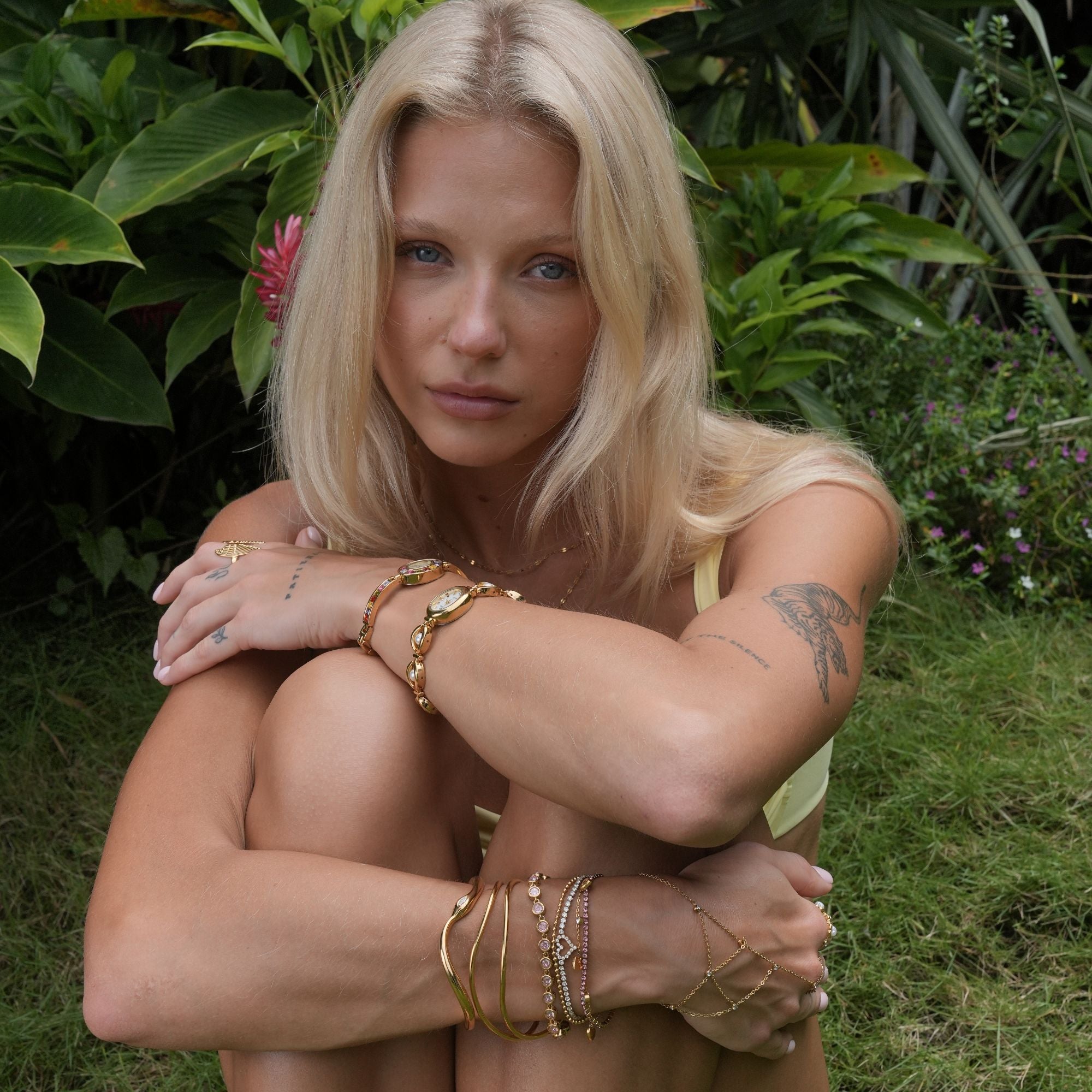 Adelia Flow Manschette | 18K vergoldet