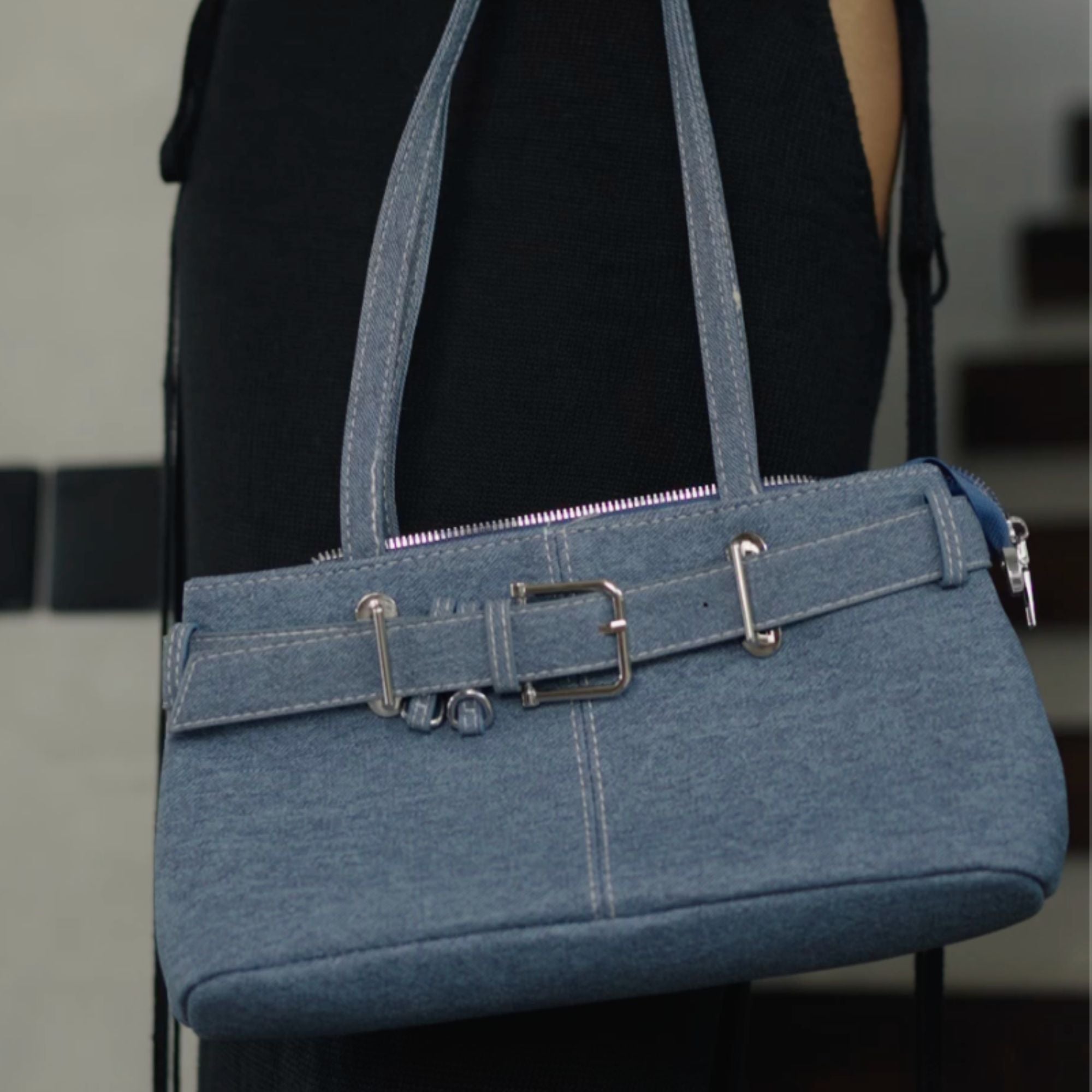 Sac en denim Noemie