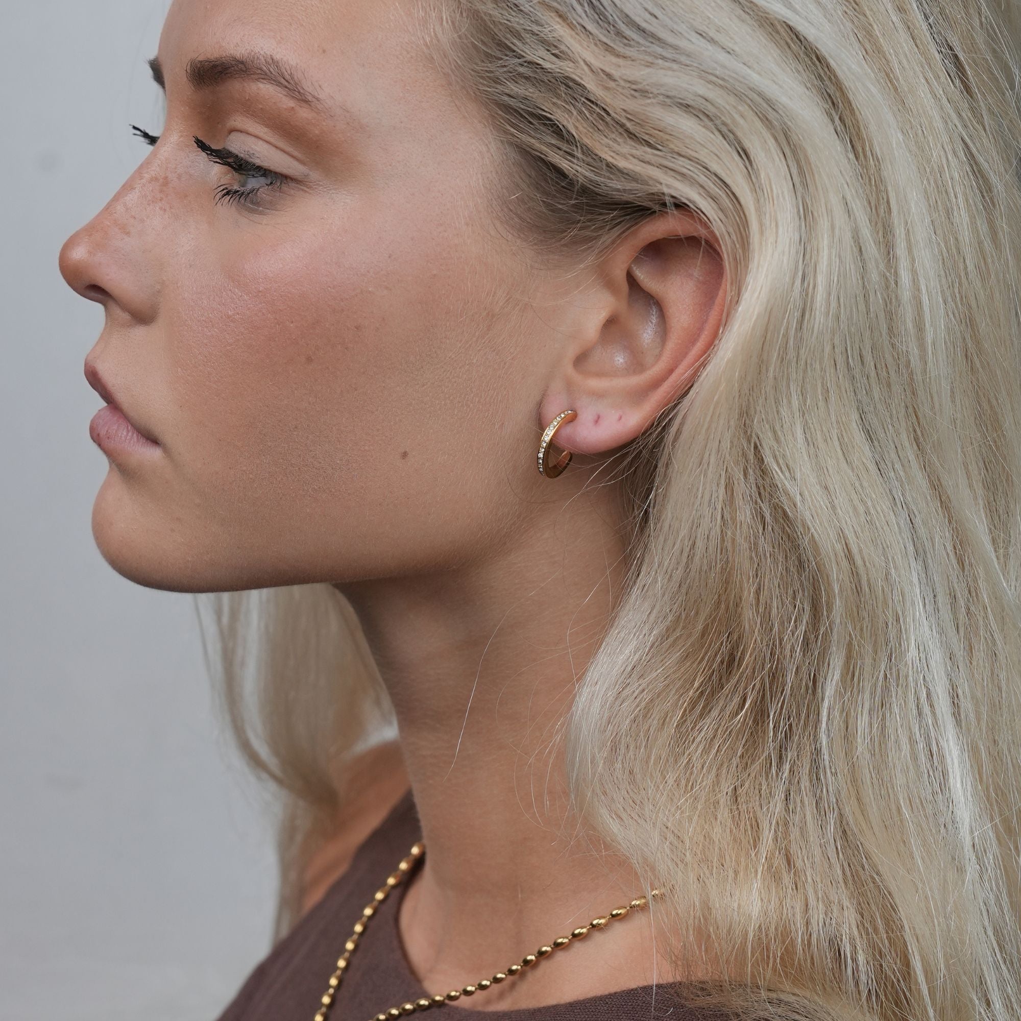 Boucles d'oreilles Loisa | plaqué or 18K