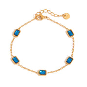 Bracelet saphir Serenelle | plaqué or 18K