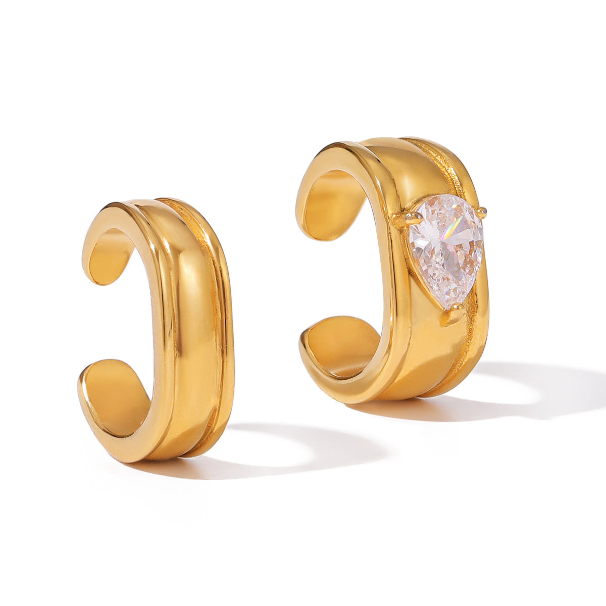 Natalia Ear Cuff | plaqué or 18K