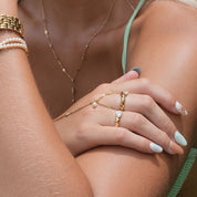 Bague coeur célestine | plaqué or 18K