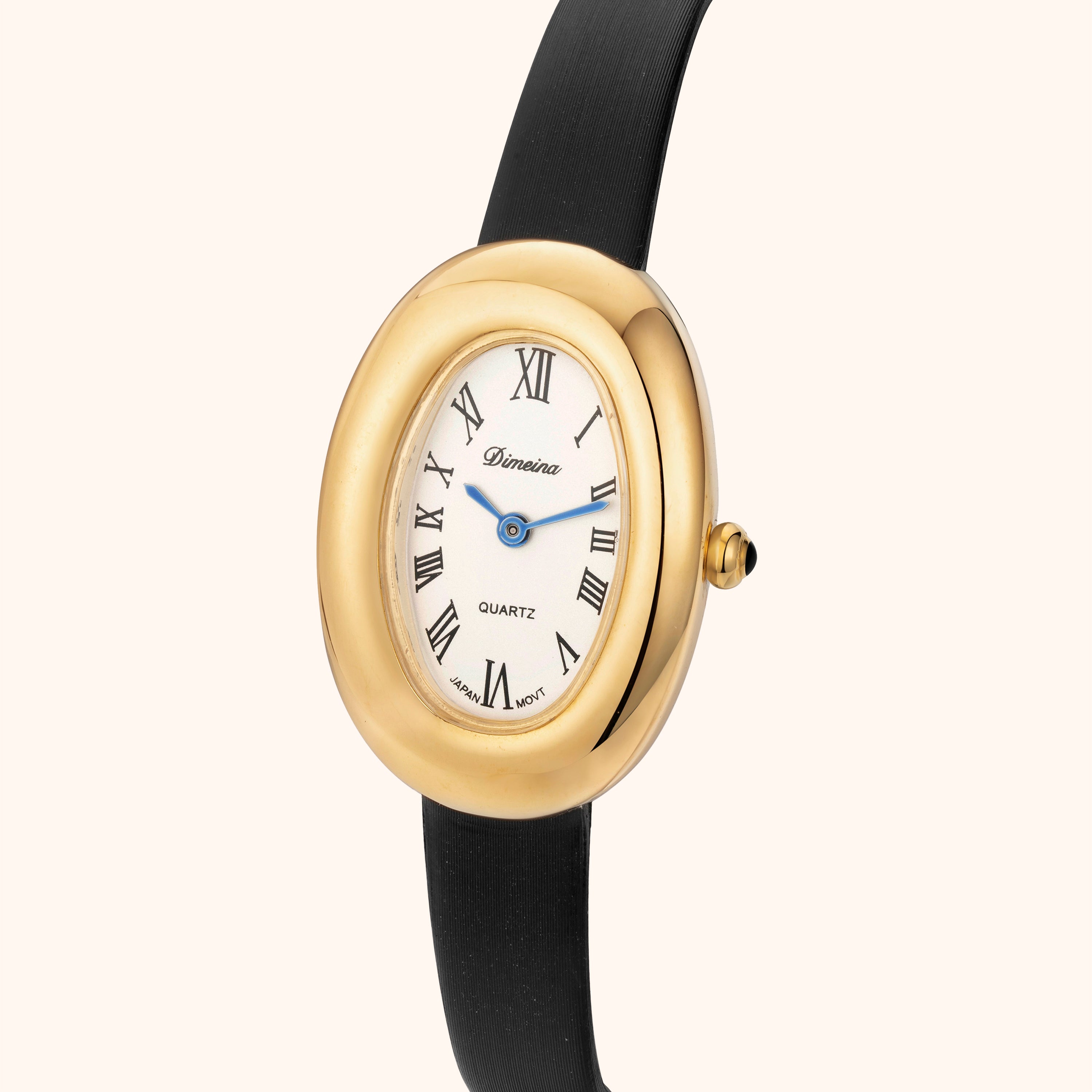 Elvina | Pelle nera Oro