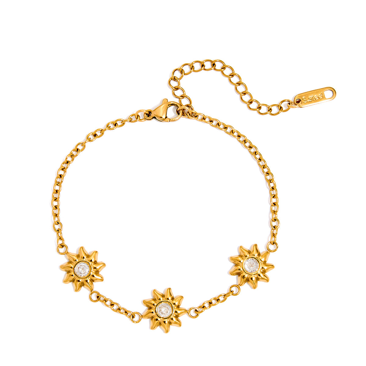 Bracciale Elara Sunburst | placcato oro 18K