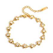 Celestijnse Ster Armband | 18K Goud