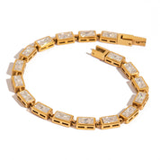 Corinne Halo Armband | 18K Goud