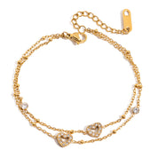 Elysia Hart Armband | 18K Goud