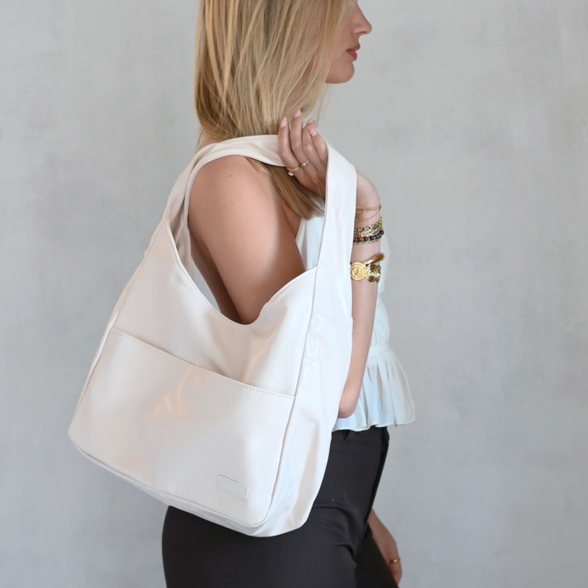 Marise Hobo Bag Vit