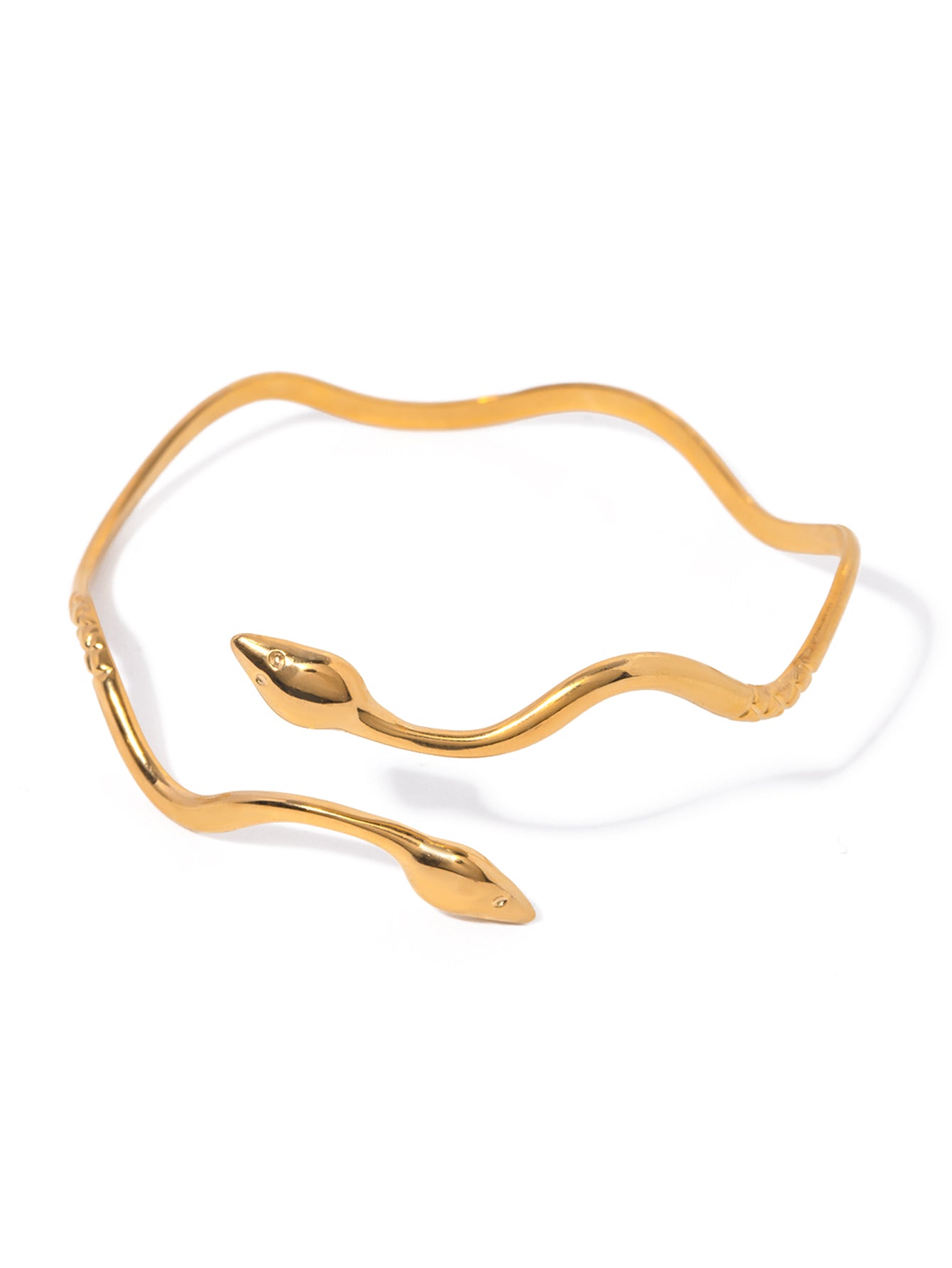 Serpina Wave Manschett | 18K Guldpläterad