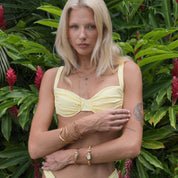 Elara kristallringarmband | 18K guldpläterat