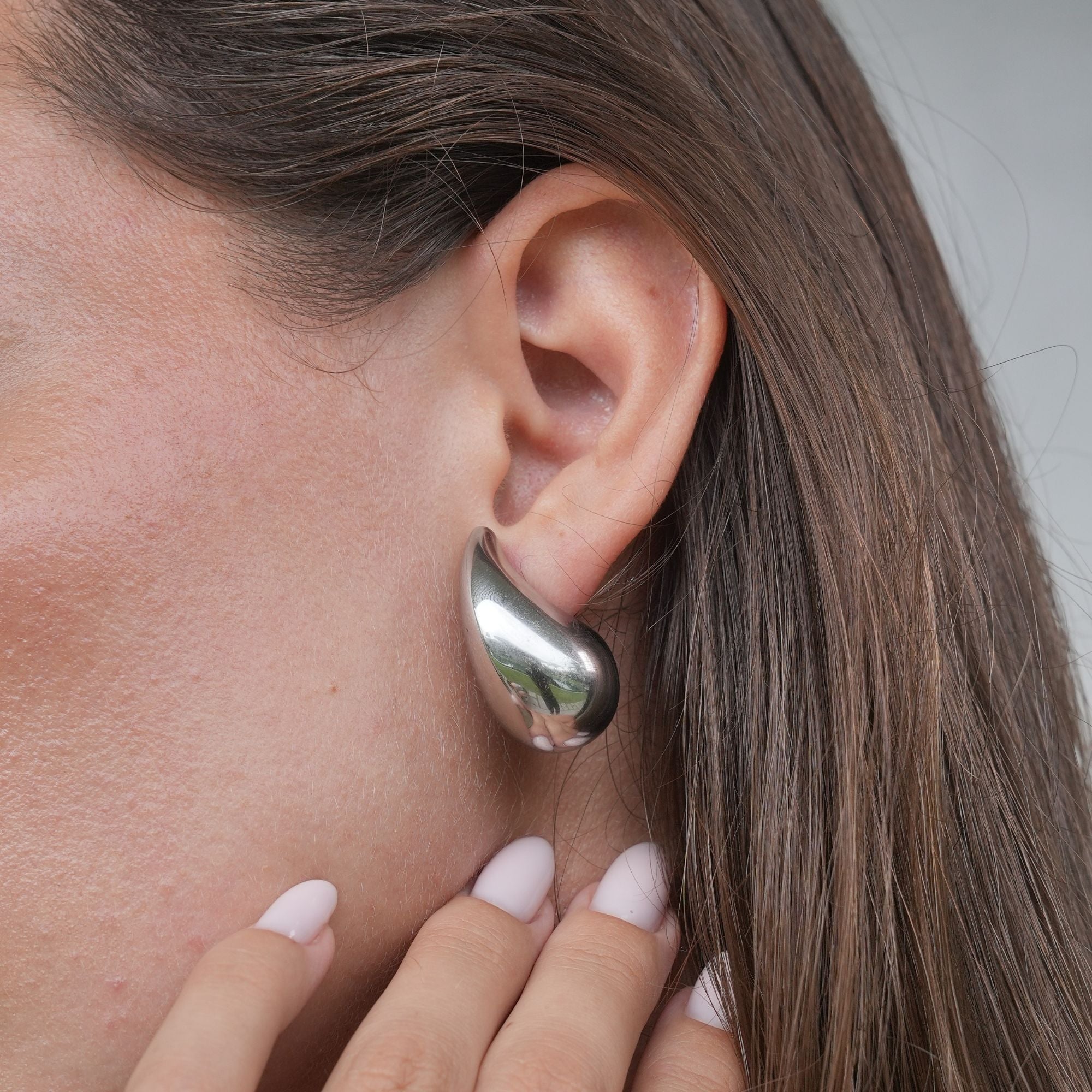 Eliza Drop Earrings | Polerat rostfritt stål