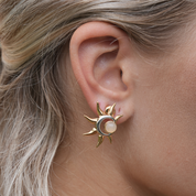 Scarlett Solstice Studs | 18K guldpläterad & Sterling Silver